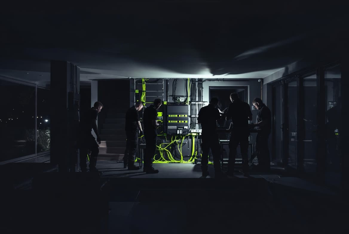 Next Level Electrix and Renewables team at work